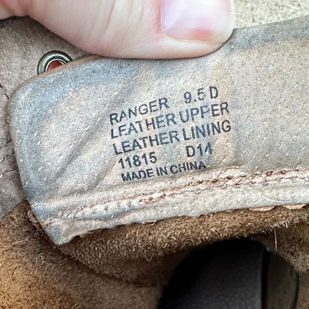 Polo by Ralph Lauren Ranger Tan Leather Men's Boots 9.5 D - Picture 8 of 11